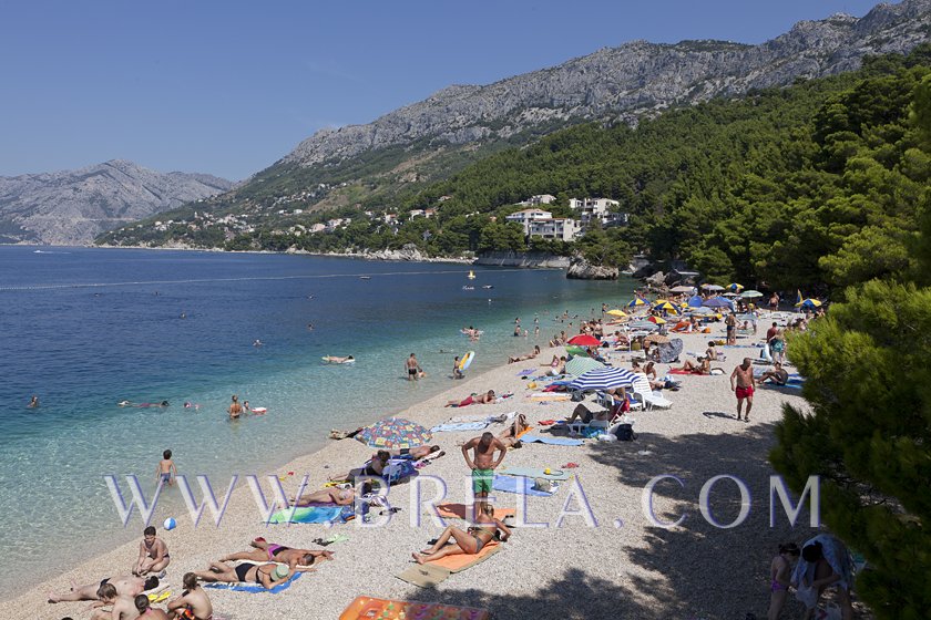 Brela - pearl of Dalmatia, one of the most famous beaches in the entire world